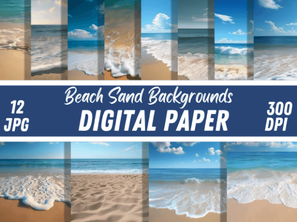 Beach Sand Background Digital Papers: A Practical Evaluation for Creative Professionals
