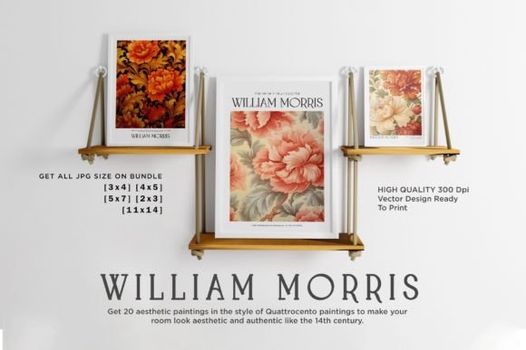 Bring Victorian Elegance Home with a Print Poster William Morris Style