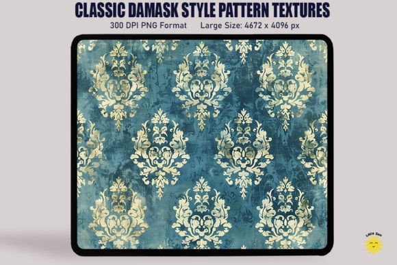 Classic Damask Style Pattern Texture: A Timeless Element for Modern Design
