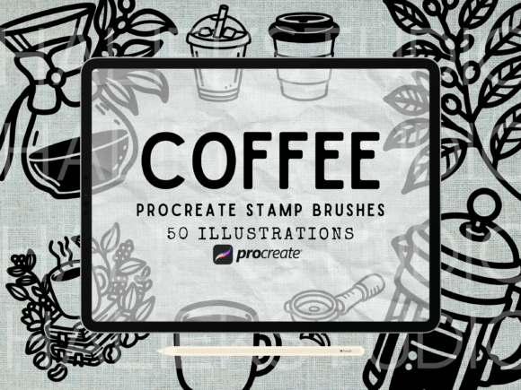 Coffee Procreate Brush Stamps: Elevate Your Digital Art with Consistent Coffee Themes