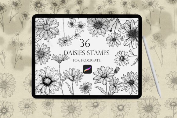 Daisy Procreate Stamps: Elevate Your Floral Design Workflow