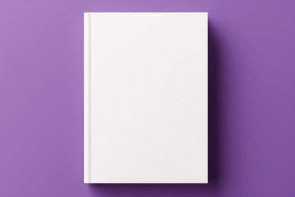 Elevate Your Design Portfolio with a Professional Blank Book Cover Mockup