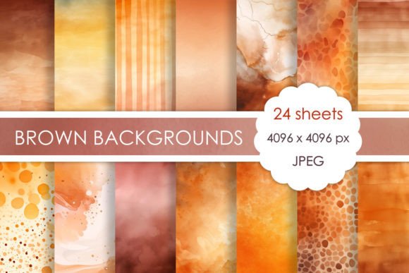 Embracing the Warmth of Earth: A Guide to Abstract Brown Watercolor Backgrounds