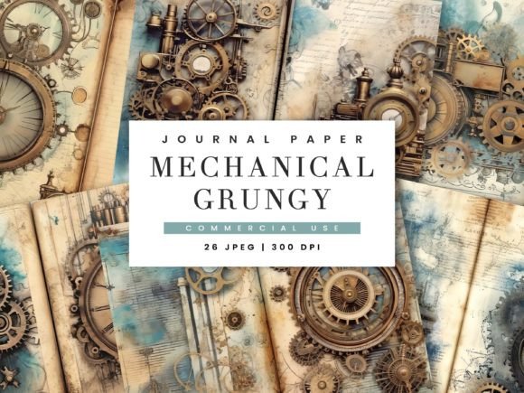 Mechanical Grungy Junk Journal Paper: A Strategic Asset for Intentional Creative Production