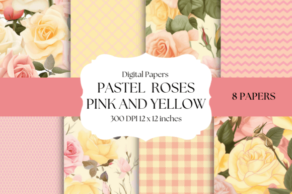 Pastel Roses Pink and Yellow Backgrounds: A Guide to Delicate Digital Design