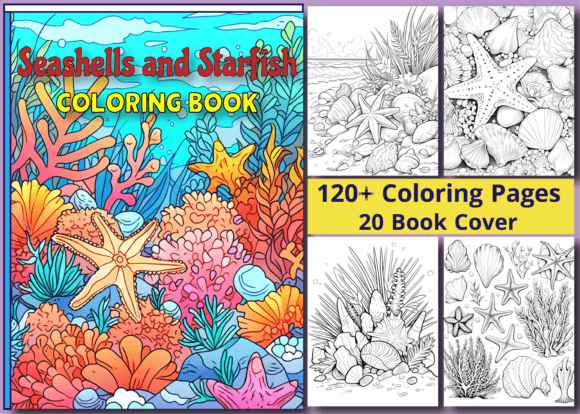 Seashells and Starfish Coloring Book: A Comprehensive Guide for Ocean-Themed Relaxation